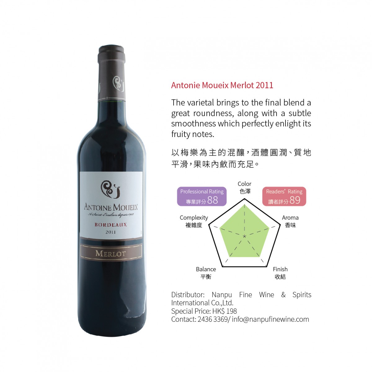 Antonie Moueix Merlot 2011