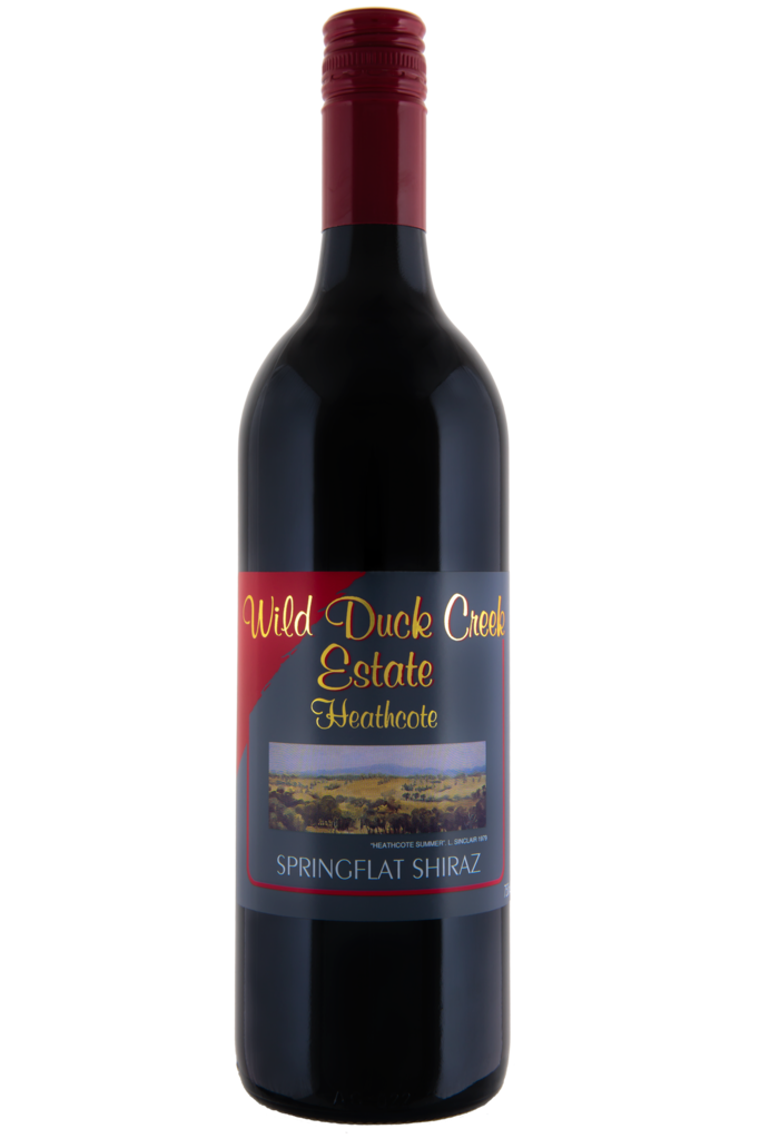 Wild Duck Creek Estate Springflat Shiraz, Heathcote 2011 (Robert Parker : 92+)