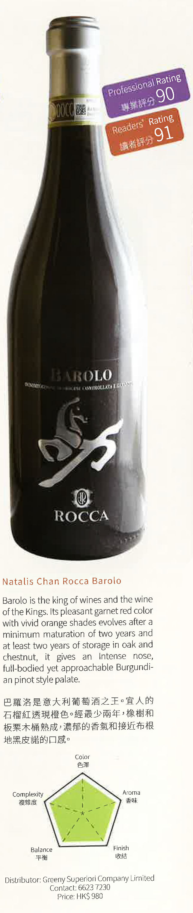 Natalis Chan Rocca Barolo